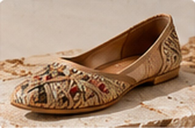 Concept visual of espadrilles and woven styles footwear