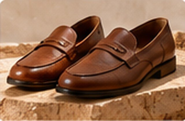 Concept visual of loafers and moccasins footwear